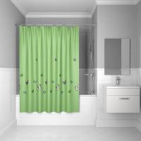 Штора для ванной комнаты IDDIS Butterfly 200*200 см green butterfly (SCID032P)