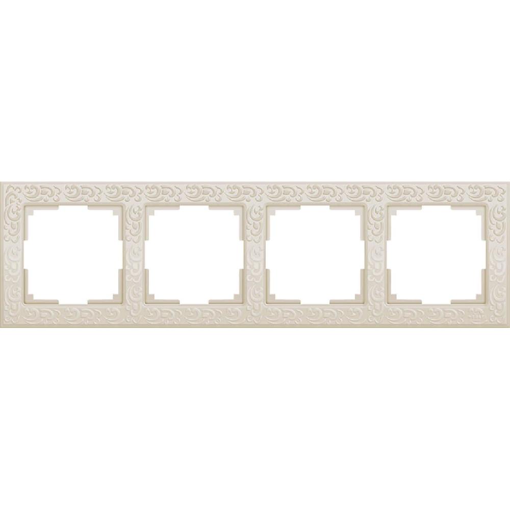 Рамка Werkel Flock на 4 поста слоновая кость WL05-Frame-04-ivory 4690389046933